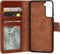 Mobiparts Excellent Wallet Case 2.0 Samsung Galaxy S21 Oaked Cognac