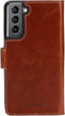 Mobiparts Excellent Wallet Case 2.0 Samsung Galaxy S21 Oaked Cognac