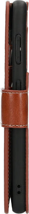 Mobiparts Excellent Wallet Case 2.0 Samsung Galaxy S21 Oaked Cognac