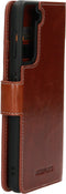 Mobiparts Excellent Wallet Case 2.0 Samsung Galaxy S21 Oaked Cognac