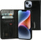 Mobiparts Excellent Wallet Case geschikt voor Apple iPhone 14 - Zwart