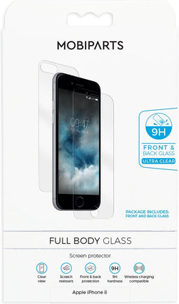 Mobiparts Full Body Glass Screen Protector Apple iPhone 8