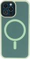 Mobiparts Hardcover Apple iPhone 12/12 Pro - Licht Groen - MagSafe