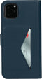 Mobiparts hoesje geschikt voor Apple iPhone 11 Pro Max - Wallet/Boekhoesje - Eco Leer - Magneet Sluiting - Opberg vakken - Blauw