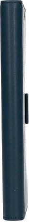 Mobiparts hoesje geschikt voor Apple iPhone 11 Pro Max - Wallet/Boekhoesje - Eco Leer - Magneet Sluiting - Opberg vakken - Blauw