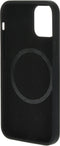 Mobiparts hoesje geschikt voor Apple iPhone 12/12 Pro - MagSafe - Siliconen - Zwart