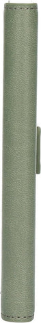 Mobiparts hoesje geschikt voor Apple iPhone 12/12 Pro - Wallet/Boekhoesje - Eco Leer - Magneet Sluiting - Opberg vakken - Groen