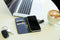 Mobiparts hoesje geschikt voor Apple iPhone 12/12 Pro - Wallet/Boekhoesje - Eco Leer - Magneet Sluiting - Opberg vakken - Blauw