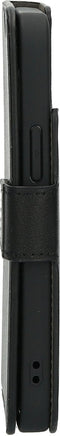 Mobiparts hoesje geschikt voor Apple iPhone 12 Mini Apple iPhone 13 Mini - Wallet/Boekhoesje - Eco Leer - Magneet Sluiting - Opberg vakken - Zwart