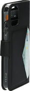 Mobiparts hoesje geschikt voor Apple iPhone 12 Mini - Wallet/Boekhoesje - Eco Leer - Magneet Sluiting - Opberg vakken - Zwart