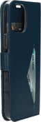 Mobiparts hoesje geschikt voor Apple iPhone 12 Pro Max - Wallet/Boekhoesje - Eco Leer - Magneet Sluiting - Opberg vakken - Blauw