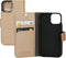Mobiparts hoesje geschikt voor Apple iPhone 13 Mini - Saffiano Wallet/Portemonnee hoesje - Magneet Sluiting - 3 Opbergvakken - Koper