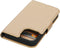 Mobiparts hoesje geschikt voor Apple iPhone 13 Mini - Saffiano Wallet/Portemonnee hoesje - Magneet Sluiting - 3 Opbergvakken - Koper