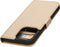 Mobiparts hoesje geschikt voor Apple iPhone 13 Pro - Saffiano Wallet/Portemonnee hoesje - Magneet Sluiting - 3 Opbergvakken - Koper