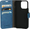 Mobiparts hoesje geschikt voor Apple iPhone 13 Pro - Wallet/Boekhoesje - Eco Leer - Magneet Sluiting - Opberg vakken - Blauw