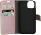 Mobiparts hoesje geschikt voor Apple iPhone 13 - Saffiano Wallet/Portemonnee hoesje - Magneet Sluiting - 3 Opbergvakken - Roze