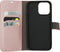Mobiparts hoesje geschikt voor Apple iPhone 14/13 - Wallet/Boekhoesje - Eco Leer - Magneet Sluiting - Opberg vakken - Roze