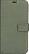 Mobiparts hoesje geschikt voor Apple iPhone 14 Pro Max - Wallet/Boekhoesje - Eco Leer - Magneet Sluiting - Opberg vakken - Groen