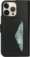 Mobiparts hoesje geschikt voor Apple iPhone 14 Pro Max - Wallet/Boekhoesje - Eco Leer - Magneet Sluiting - Opberg vakken - Zwart