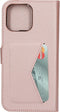 Mobiparts hoesje geschikt voor Apple iPhone 14 Pro - Wallet/Boekhoesje - Eco Leer - Magneet Sluiting - Opberg vakken - Roze
