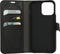 Mobiparts hoesje geschikt voor Apple iPhone 14 Pro - Wallet/Boekhoesje - Eco Leer - Magneet Sluiting - Opberg vakken - Zwart