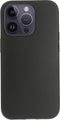 Mobiparts hoesje geschikt voor Apple iPhone 14 Pro - Zacht TPU - Schokabsorberend TPU - Grip Coating - Zwart