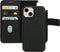 Mobiparts hoesje geschikt voor Apple iPhone 14 - Wallet 2-in-1 Boekhoesje - MagSafe - Echt Leder - Uitneembare Case - Sterke Magneet Sluiting - Contactloos betalen - Zwart