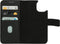 Mobiparts hoesje geschikt voor Apple iPhone 14 - Wallet 2-in-1 Boekhoesje - MagSafe - Echt Leder - Uitneembare Case - Sterke Magneet Sluiting - Contactloos betalen - Zwart