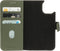 Mobiparts hoesje geschikt voor Apple iPhone 14 - Wallet 2-in-1 Boekhoesje - MagSafe - Echt Leder - Uitneembare Case - Sterke Magneet Sluiting - Contactloos betalen - Groen