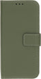 Mobiparts hoesje geschikt voor Apple iPhone 14 - Wallet 2-in-1 Boekhoesje - MagSafe - Echt Leder - Uitneembare Case - Sterke Magneet Sluiting - Contactloos betalen - Groen