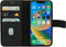 Mobiparts hoesje geschikt voor Apple iPhone 14 - Wallet 2-in-1 Boekhoesje - MagSafe - Echt Leder - Uitneembare Case - Sterke Magneet Sluiting - Contactloos betalen - Zwart