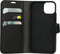 Mobiparts hoesje geschikt voor Apple iPhone 14 - Wallet/Boekhoesje - Eco Leer - Magneet Sluiting - Opberg vakken - Zwart