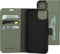 Mobiparts hoesje geschikt voor Apple iPhone 14 - Wallet/Boekhoesje - Eco Leer - Magneet Sluiting - Opberg vakken - Groen