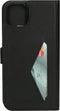 Mobiparts hoesje geschikt voor Apple iPhone 15 Plus - Wallet/Boekhoesje - Eco Leer - Magneet Sluiting - Opberg vakken - Zwart
