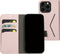 Mobiparts hoesje geschikt voor Apple iPhone 15 Pro - Wallet/Boekhoesje - Eco Leer - Magneet Sluiting - Opberg vakken - Roze