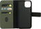 Mobiparts hoesje geschikt voor Apple iPhone 15 - Wallet 2-in-1 Boekhoesje - MagSafe - Echt Leder - Uitneembare Case - Sterke Magneet Sluiting - Contactloos betalen - Groen