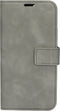 Mobiparts hoesje geschikt voor Apple iPhone 15 - Wallet/Boekhoesje - Eco Leer - Magneet Sluiting - Opberg vakken - Grijs