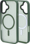 Mobiparts hoesje geschikt voor Apple iPhone 16 - Hardcover - MagSafe - Groen