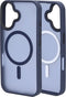 Mobiparts hoesje geschikt voor Apple iPhone 16 - Hardcover - MagSafe - Blauw