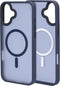 Mobiparts hoesje geschikt voor Apple iPhone 16 Plus - Hardcover - MagSafe - Blauw
