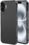 Mobiparts hoesje geschikt voor Apple iPhone 16 Plus - Zacht TPU - Schokabsorberend TPU - Grip Coating - Transparant