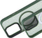 Mobiparts hoesje geschikt voor Apple iPhone 16 Pro - Hardcover - MagSafe - Groen