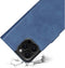 Mobiparts hoesje geschikt voor Apple iPhone 16 Pro Max - Wallet/Boekhoesje - Eco Leer - Magneet Sluiting - Opberg vakken - Blauw