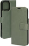 Mobiparts hoesje geschikt voor Apple iPhone 16 Pro Max - Wallet/Boekhoesje - Eco Leer - Magneet Sluiting - Opberg vakken - Groen