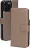 Mobiparts hoesje geschikt voor Apple iPhone 16 Pro Max - Wallet 2-in-1 Boekhoesje - MagSafe - Echt Leder - Uitneembare Case - Sterke Magneet Sluiting - Contactloos betalen - Beige