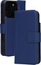 Mobiparts hoesje geschikt voor Apple iPhone 16 Pro - Wallet 2-in-1 Boekhoesje - MagSafe - Echt Leder - Uitneembare Case - Sterke Magneet Sluiting - Contactloos betalen - Blauw