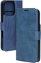 Mobiparts hoesje geschikt voor Apple iPhone 16 Pro - Wallet/Boekhoesje - Eco Leer - Magneet Sluiting - Opberg vakken - Blauw