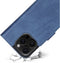 Mobiparts hoesje geschikt voor Apple iPhone 16 Pro - Wallet/Boekhoesje - Eco Leer - Magneet Sluiting - Opberg vakken - Blauw