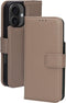 Mobiparts hoesje geschikt voor Apple iPhone 16 - Wallet 2-in-1 Boekhoesje - MagSafe - Echt Leder - Uitneembare Case - Sterke Magneet Sluiting - Contactloos betalen - Beige