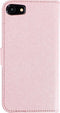 Mobiparts hoesje geschikt voor Apple iPhone 7/8/SE(2020/2022) - Saffiano Wallet/Portemonnee hoesje - Magneet Sluiting - 3 Opbergvakken - Roze